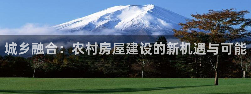 威九国际APP：城乡融合：农村房屋建设的新机遇与可能