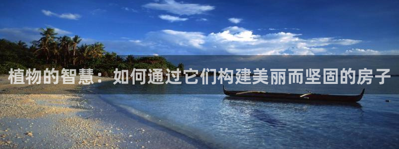 威九国际精甜心诗词网彩片甜心网甜心诗词网：植物的智慧：如何通过它们构建美丽而坚固的房子