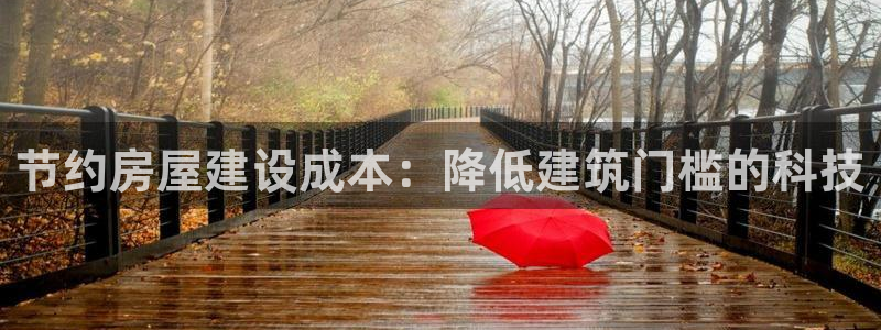 威九国际app入口官网：节约房屋建设成本：降低建筑门槛的科技