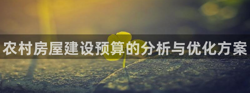 78mapp威九国际官网版：农村房屋建设预算的分析与优化方案