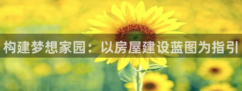 威九国际精：构建梦想家园：以房屋建设蓝图为指引