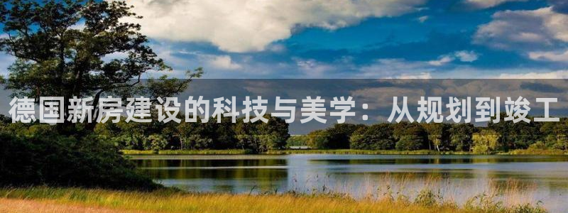 威九国际官网登录入口网址：德国新房建设的科技与美学：从规划到竣工