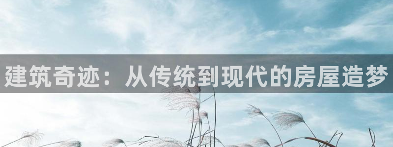 威九国际旗下艺人有谁：建筑奇迹：从传统到现代的房屋造梦