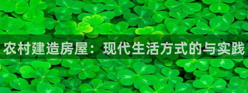威九国际网站入口地址查询：农村建造房屋：现代生活方式的与实践