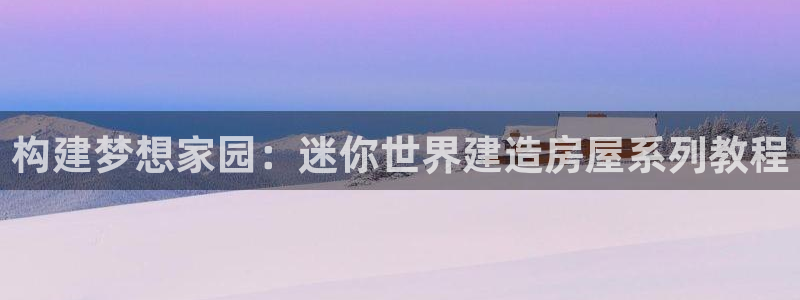 威九国际客服电话号码查询：构建梦想家园：迷你世界建造房屋系列教程