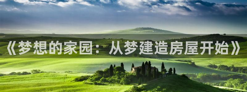 威九国际男主：《梦想的家园：从梦建造房屋开始》