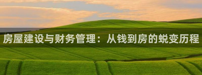 威九国际mv：房屋建设与财务管理：从钱到房的蜕变历程