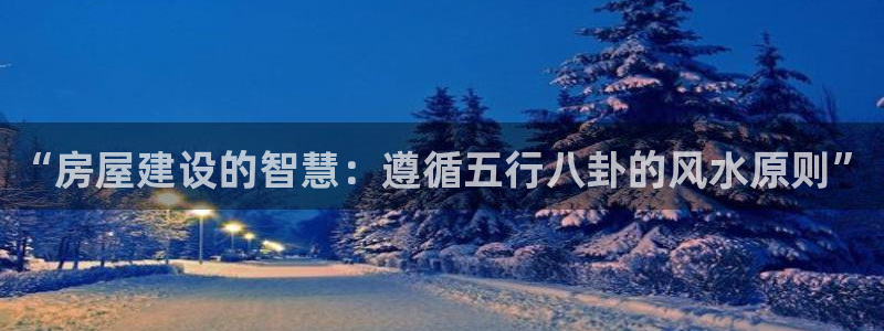 威九国际66m66大陆：“房屋建设的智慧：遵循五行八卦的风水原则”